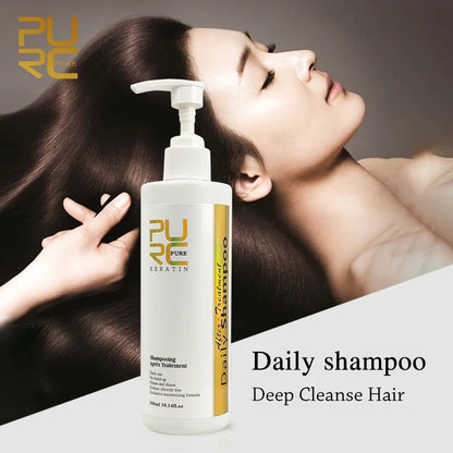 PURC Hair Purifying Shampoo & Conditioner - Keratin Treatment for Straightening & Smoothing