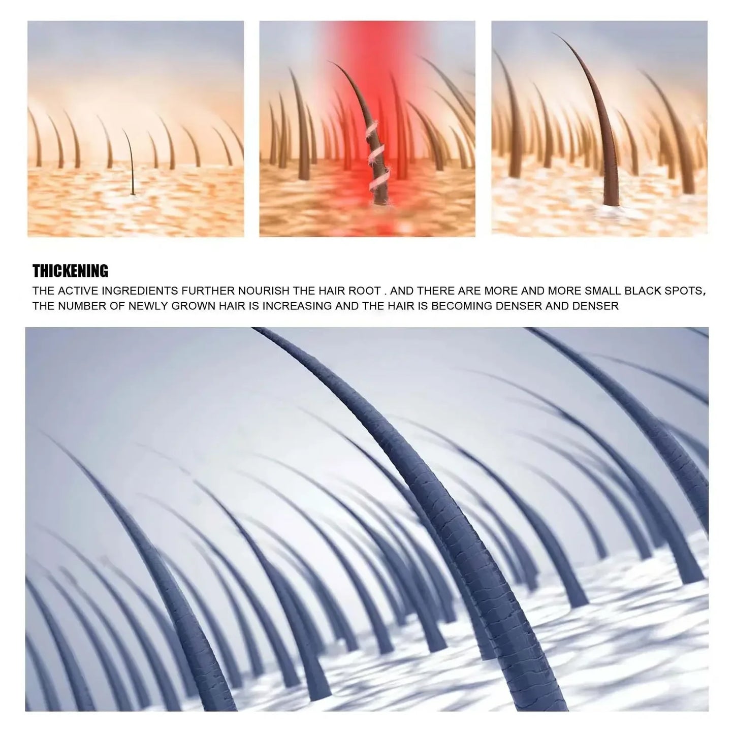 Fast Hair Growth Oil - Anti Hair Loss Treatment for Baldness, Thinning & Postpartum Hair Loss