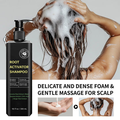 Hair Root Activator Shampoo 300ml - Nourish Roots, Strengthen Follicles & Promote Growth