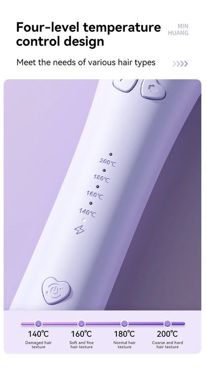 Professional Hair Curling Iron 32mm - Ceramic Curler Wand for Salon-Quality Curls & Waves