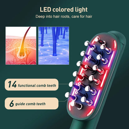 Electric RF Scalp Massager Comb - Micro Current Hair Growth & Conditioning Treatment