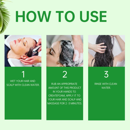 Hair Growth Shampoo 300ml - Batana Oil & Rosemary for Frizz Control, Breakage Prevention & Scalp Nourishment