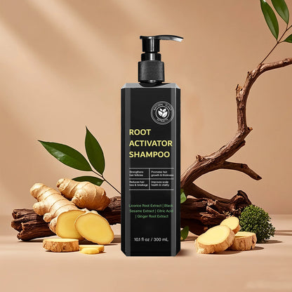 Hair Root Activator Shampoo 300ml - Nourish Roots, Strengthen Follicles & Promote Growth