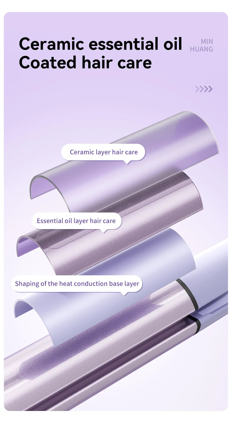 Professional Hair Curling Iron 32mm - Ceramic Curler Wand for Salon-Quality Curls & Waves