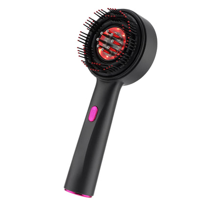 Electric Scalp Vibration Massage Comb Infrared Head Knead Massager Red Light Hair Growth Liquid Oil Applicator Anti-Hair Loss
