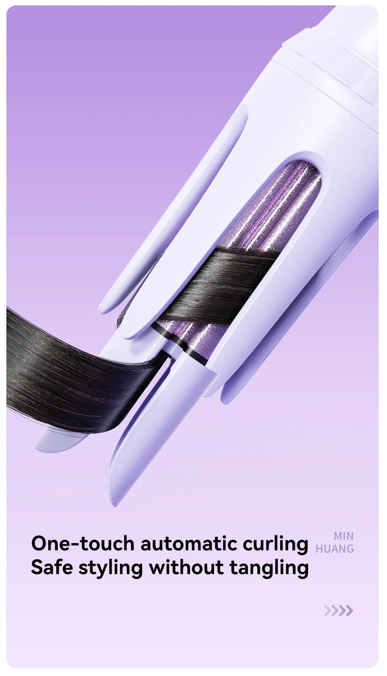 Professional Hair Curling Iron 32mm - Ceramic Curler Wand for Salon-Quality Curls & Waves