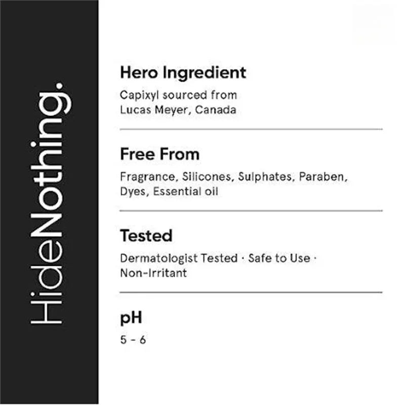 18% Hair Density Serum 30ml - Procapil, Capixyl, Redensyl, Anagain & Baicapil for Hair Fall Control & Growth